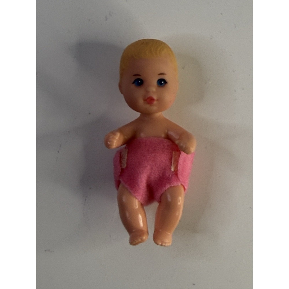 Baby Krissy 1990s Barbie Doll Blonde Blue Eyes